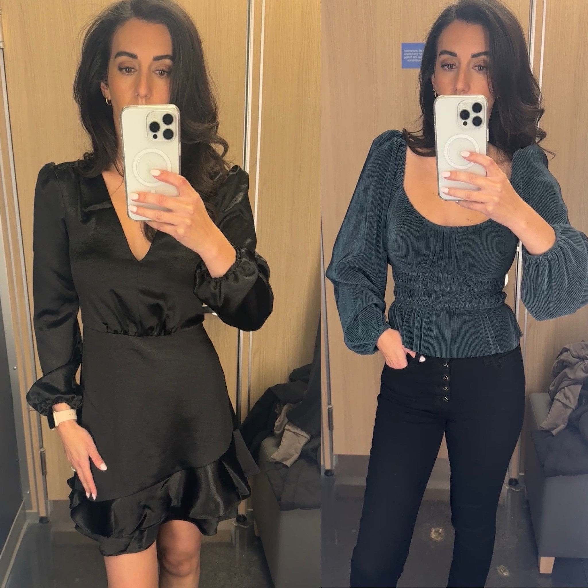 Loving these rich textures and colors from ASTR the Label and French Connection. The dress has a beautiful sheen to it and the top is a beautiful rich jewel color that looks great on so many complexions. 

#LTKWedding #LTKStyleTip #LTKParties
