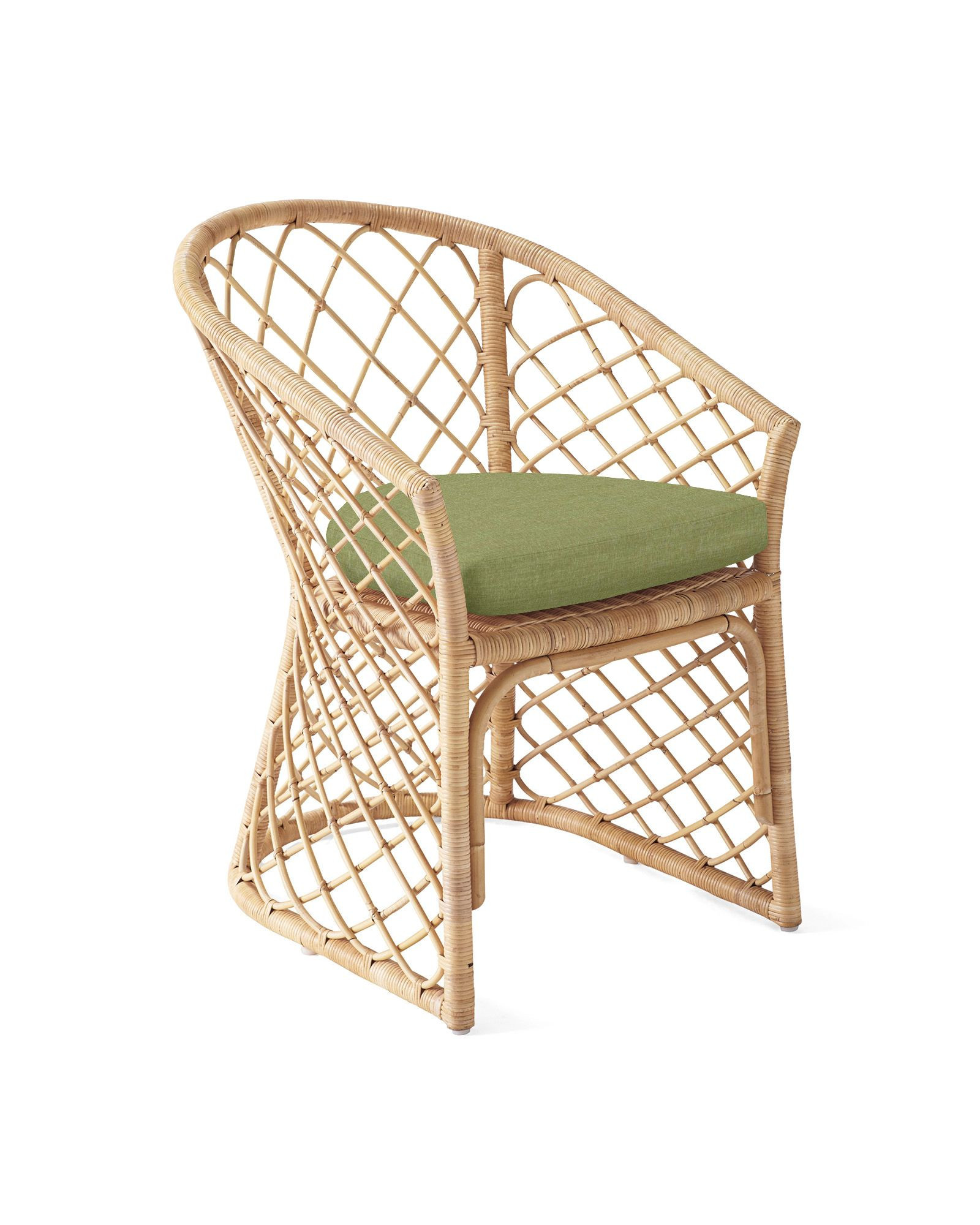 Avalon Rattan Dining Chair | Serena and Lily