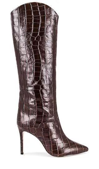 Schutz Maryana Boot in Brown. - size 9 (also in 5.5, 6, 6.5, 7) | Revolve Clothing (Global)
