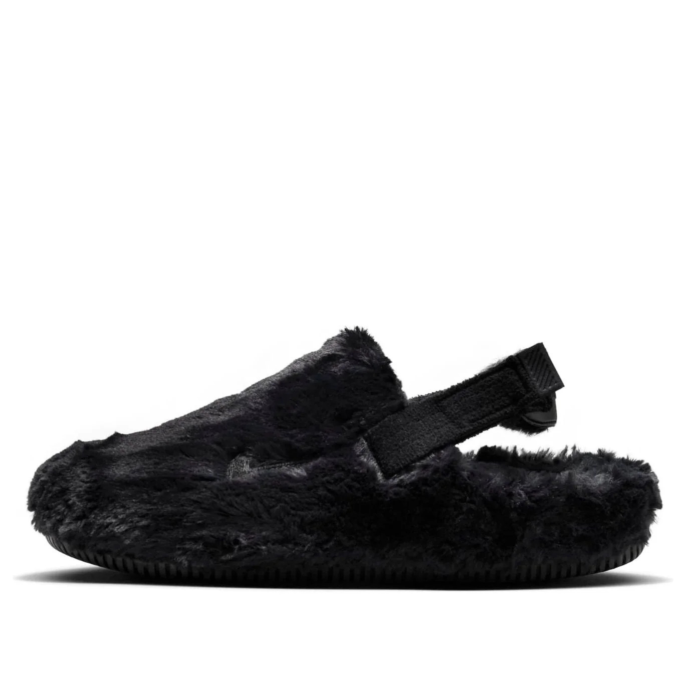 (WMNS) Nike Calm Mule 'Black Fur' FZ3119-001 | KICKS CREW