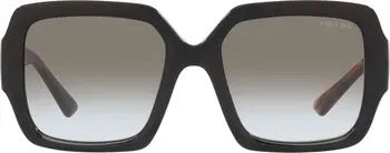 54mm Gradient Pillow Sunglasses | Nordstrom