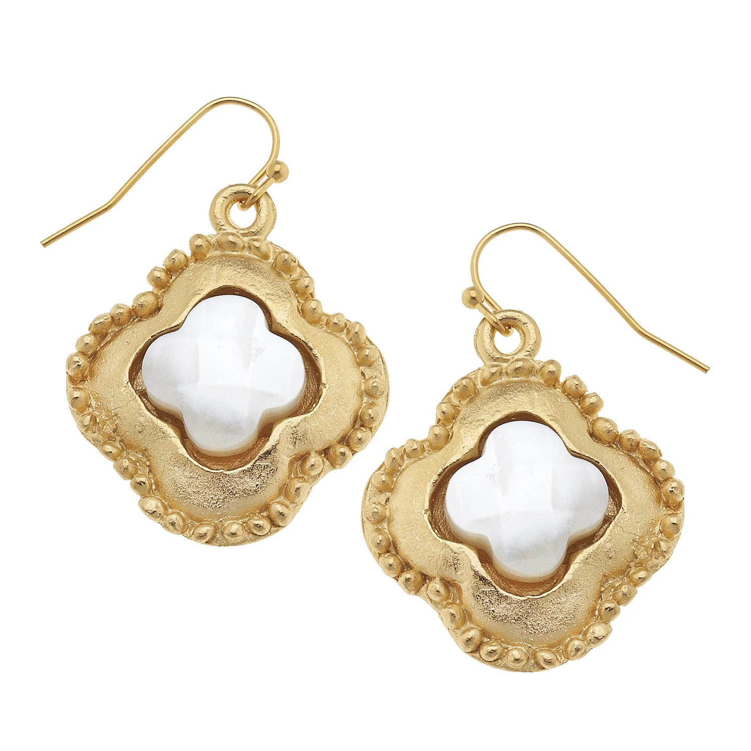 Camellia Clover Earrings | Susan Shaw