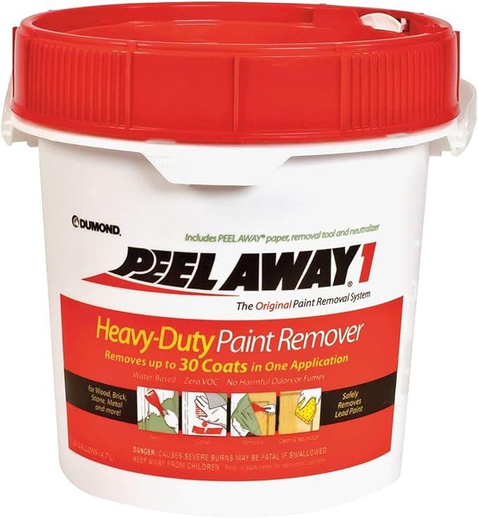 Dumond Chemicals, Inc. 1160N Peel Away 1 Heavy-Duty Paint Remover, 1 1/4 Gallon Kit - Paint Strip... | Amazon (US)