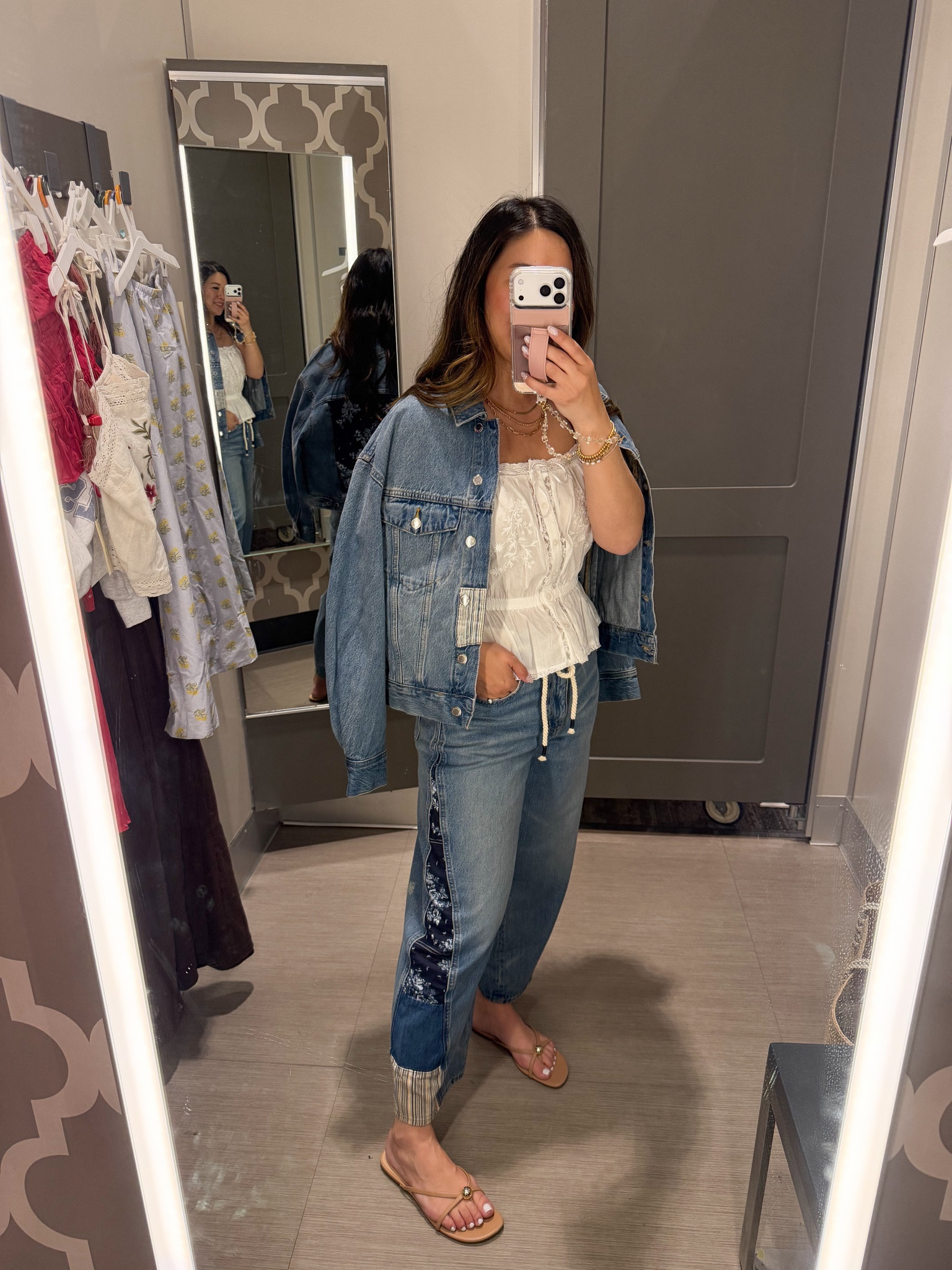 Target new arrivals // denim on denim // summer outfit // red white and blue // patriotic //

#LTKootd #LTKSeasonal #LTKPetite