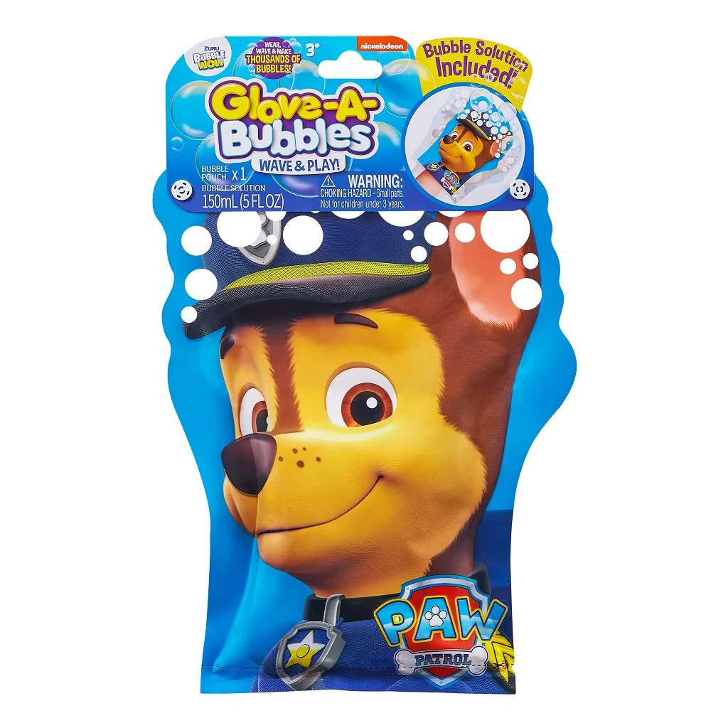 Bubble Wow Paw Patrol Chase Glove A Bubbles by ZURU | Walmart (US)