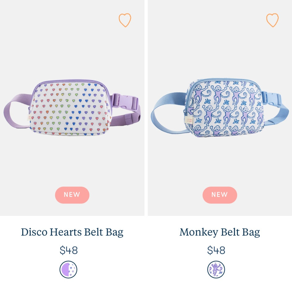 New roller rabbit belt bags!!