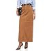 Cicy Bell Womens Suede Maxi Skirt High Waisted Slit Patchwork Pencil Skirts | Amazon (US)