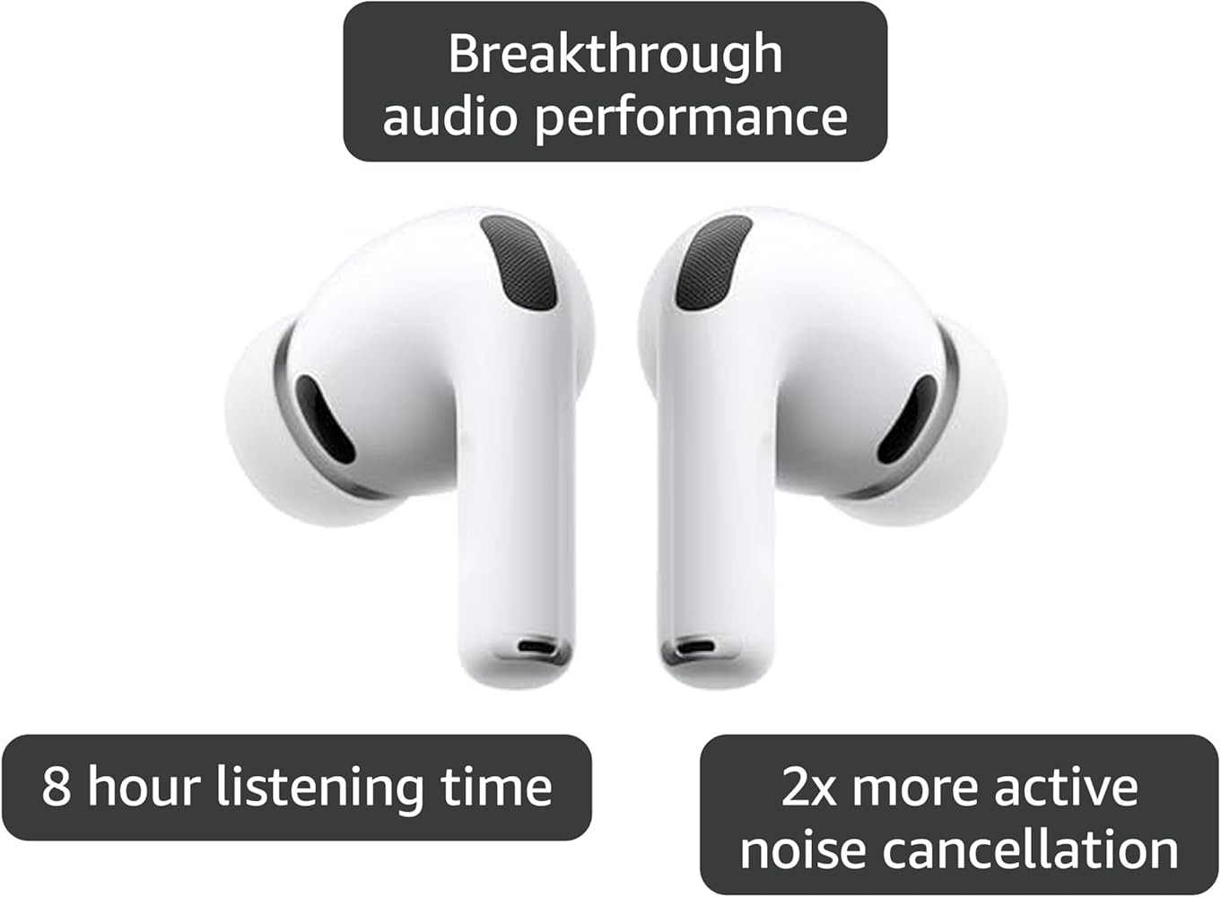 Apple AirPods Pro 3 Wireless Earbuds, Active Noise Cancellation, Live Translation, Heart Rate Sen... | Amazon (US)