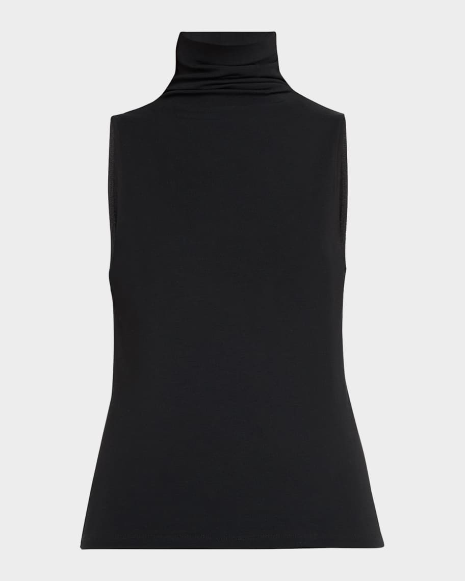 Sleeveless Turtleneck Top | Neiman Marcus