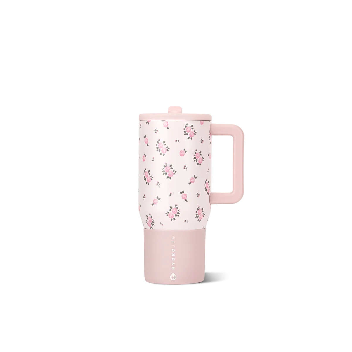 HydroJug | HydroJug Traveler 20oz | Compact Insulated Tumbler with Handle \u2013 Wildrose | HydroJug