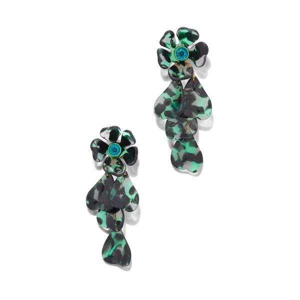 kate spade new york accessories Green Pushers Linear Earrings green | Rent the Runway