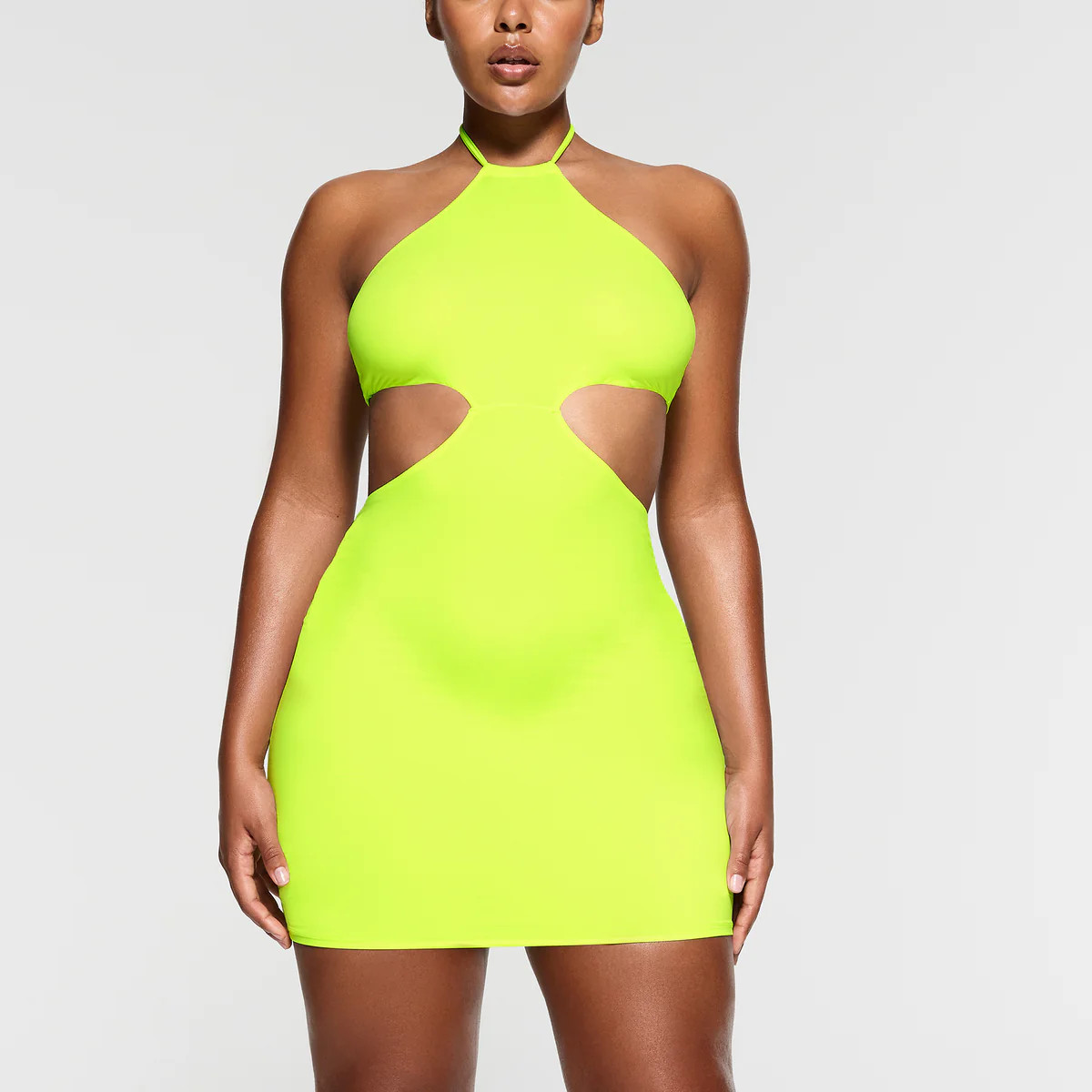 CUT OUT HALTER DRESS | SKIMS (US)