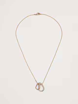 Clio Mini Pendant Necklace Aureus + Argent | Banana Republic (US)