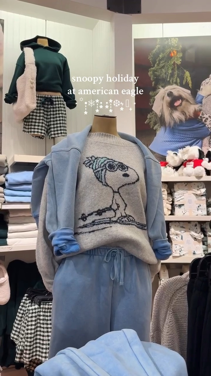 I love everything from the American Eagle x Snoopy Holiday collection!
 
#americaneagle #ae #snoopy #snoopylover #snoopychristmas #christmas

#LTKSeasonal #LTKHoliday #LTKGiftGuide