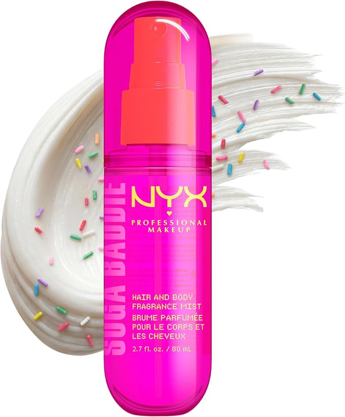NYX Body Mist, Suga Baddie Hair & Body Fragrance Spray, Sweet Vanilla & Whipped Cream Scent, Long... | Amazon (UK)