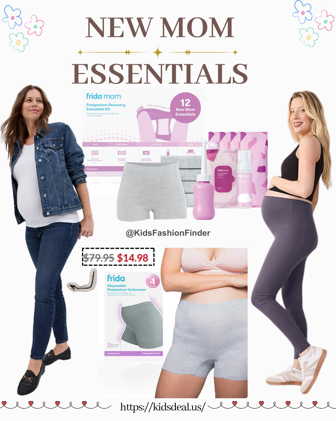 New mom essentials 🤍✨

Frida Mom 12-piece postpartum kit 👶
All-in-one recovery must-have 🙌

Comfy maternity jeans + over-the-belly leggings 🤰
Supportive, stretchy & perfect through pregnancy to postpartum

Postpartum underwear = soft, breathable & lifesaver 💛

Everything you need for recovery & comfort 💕

#fridamom #postpartum #newmom #maternitywear #momlife #babyessentials #momfinds 

 

#LTKmomlife #LTKPlusSize #LTKBaby