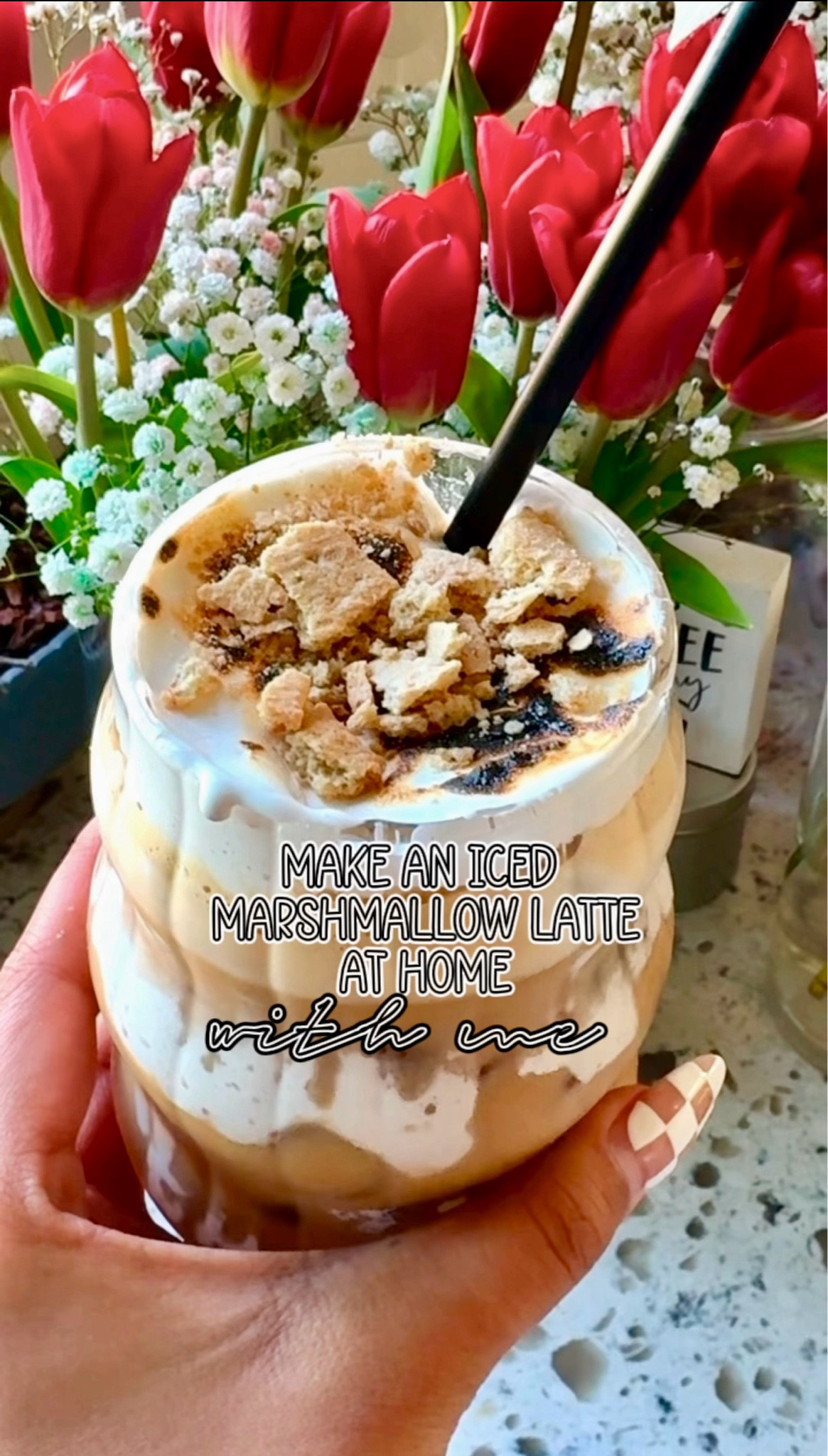 Iced Toasted Marshmallow Latte at Home 

#LTKfindsunder50