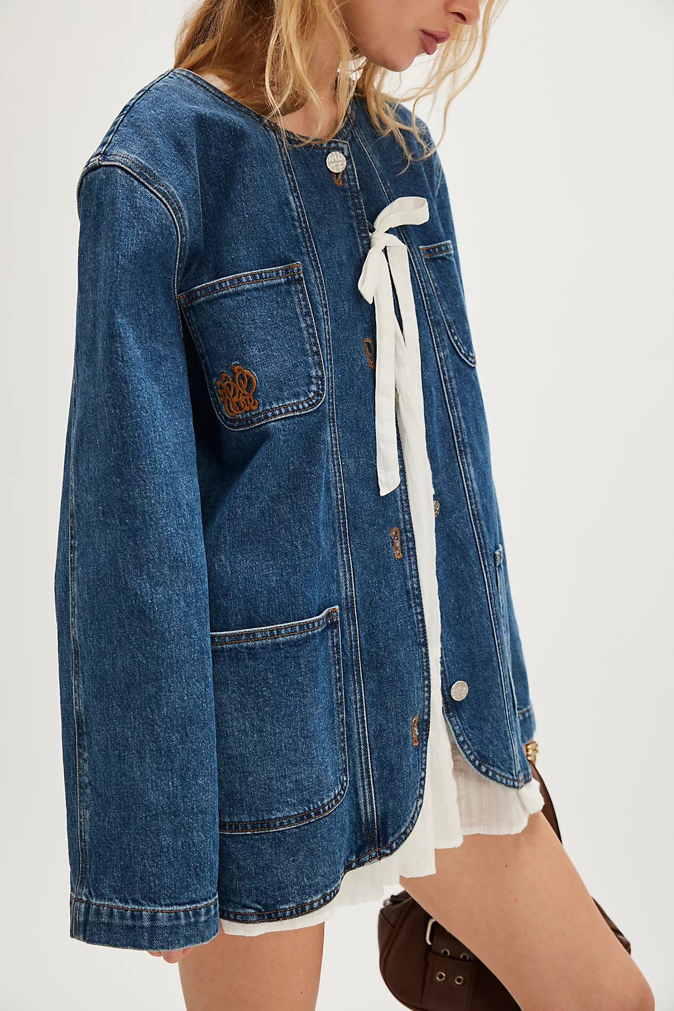 Baum und Pferdgarten Beata Denim Jacket | Free People (UK)