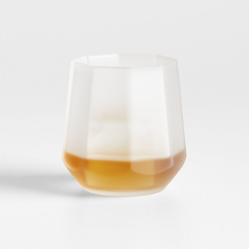Ryo 10-Oz. Frosted Double Old-Fashioned Glass | Crate & Barrel | Crate & Barrel