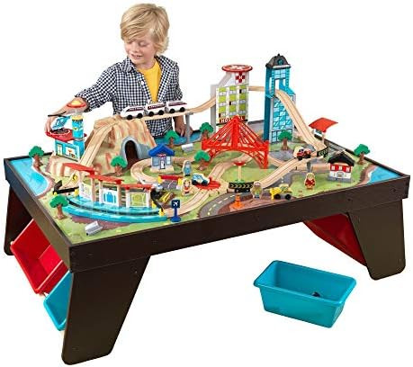 KidKraft Aero City Train Set & Table | Amazon (US)