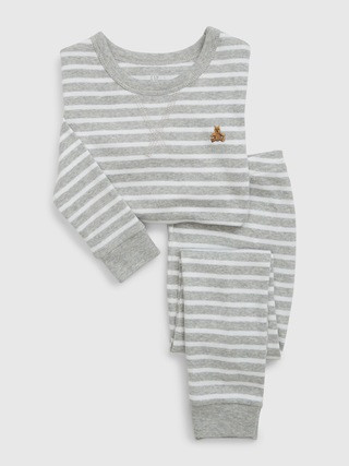 babyGap 100% Organic Cotton Stripe PJ Set | Gap (US)