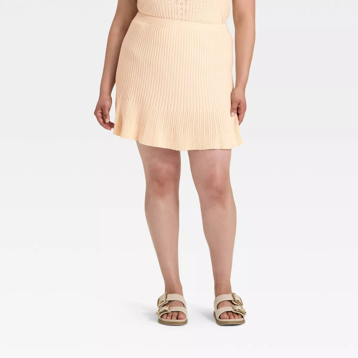 Women's Pointelle Mini Sweater Skirt - Universal Thread™ | Target