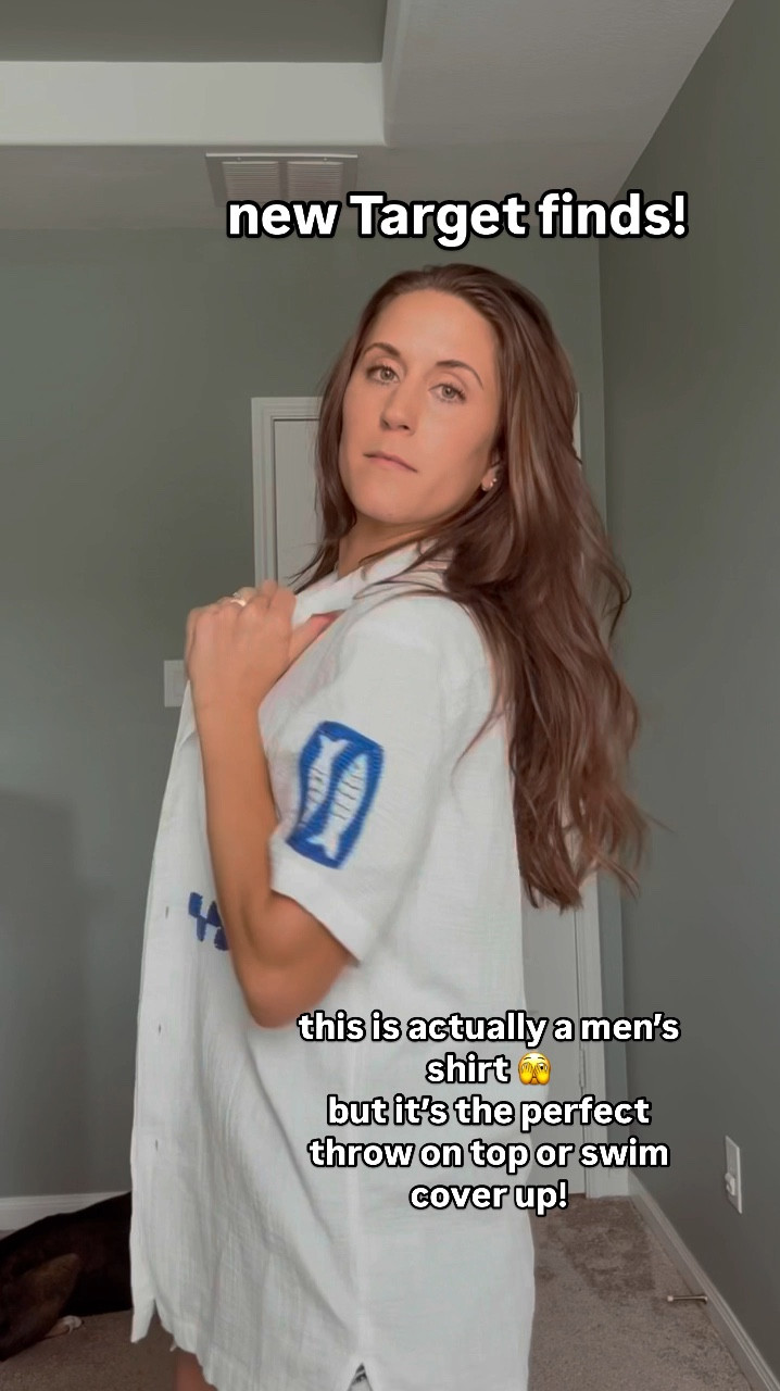 New finds at Target! Great for summer or Memorial Day right around the corner. 
Wearing S in both 
Both nursing friendly
Target active dress, men’s embroidered shirt as cover up or throw on shirt!

#LTKActive #LTKFindsUnder50 #LTKStyleTip