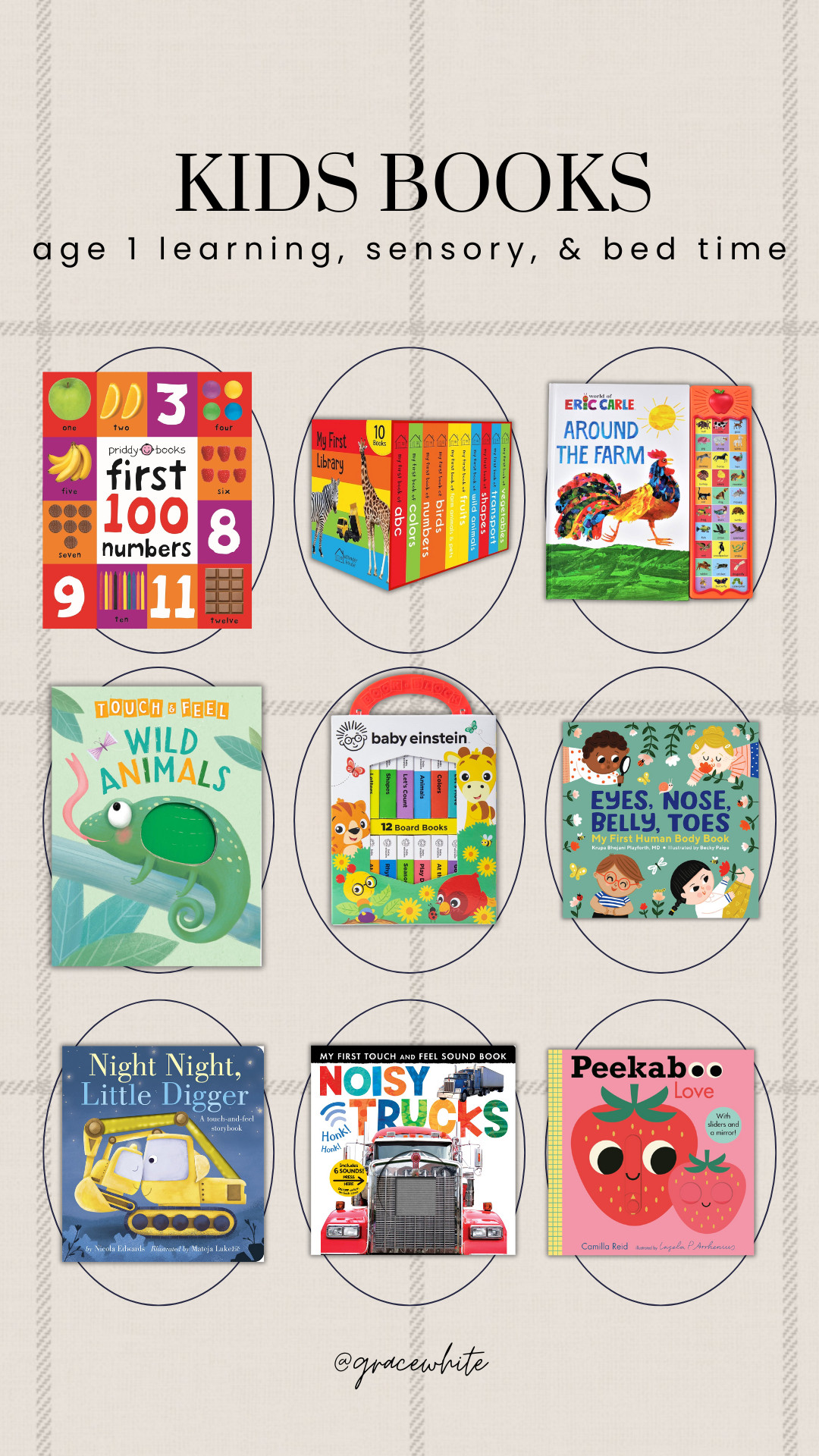 Top picks for learning, sensory, and bedtime for 1 year olds.

books for kids, books for babies, learning books, learning, sensory, bedtime, books for 1 year olds, Grace White 

 #LTKmomlife #LTKBaby #LTKKids