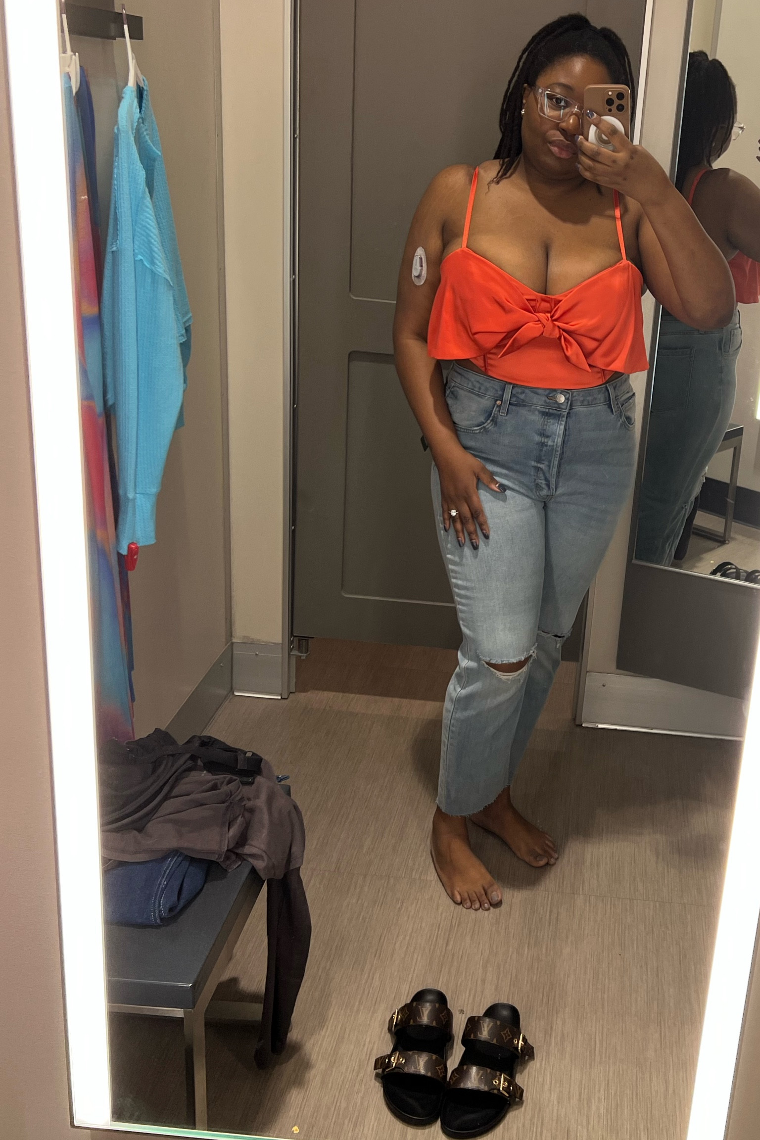 Target collab coming in hot! 
Top is an XXL- I’m a 38H
#midsize #sammybxtarget #targetstyle

#LTKunder50
