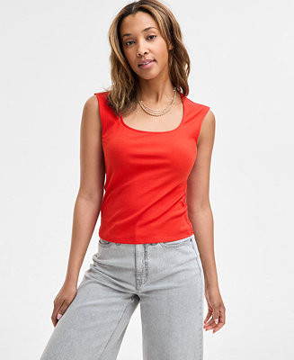 On 34th Women's Knit Scoop-Neck Raglan-Cap-Sleeve Top, Exclusively at Macy's - Macy's | Macy's