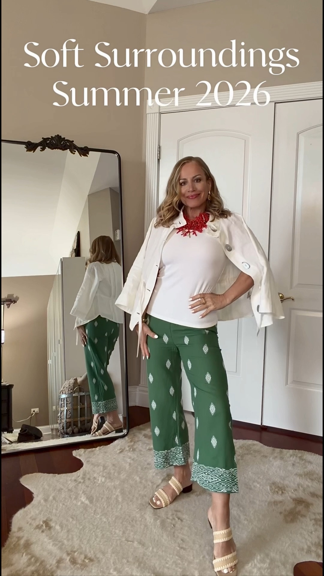It’s easy to look perfectly put together for summer when you’re wearing Soft Surroundings from head to toe!

This 100% linen, pleat back jacket layers beautifully over the softest, stretchy rib-knit tank.  Paired with breezy, embroidered crop pants, raffia slides, and finished off with a layered faux coral statement necklace- it’s a look that’ll have you Summer Ready for any occasion!

#AD

Spring Outfits 2006
Vacation Outfit
Resort Style
Coastal Style




#LTKPetite #LTKTravel #LTKgrwm
