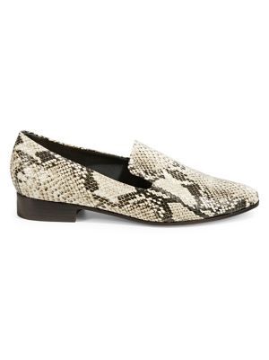 Snakeskin-Print Loafers | The Bay