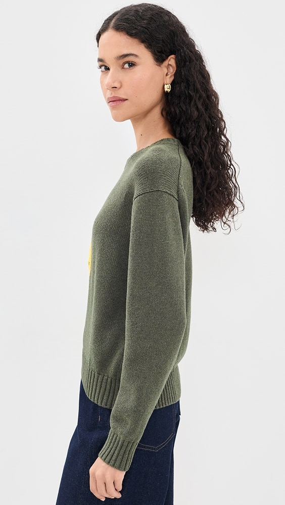 Cotton Bear Long Sleeve Crew Neck Pullover | Shopbop