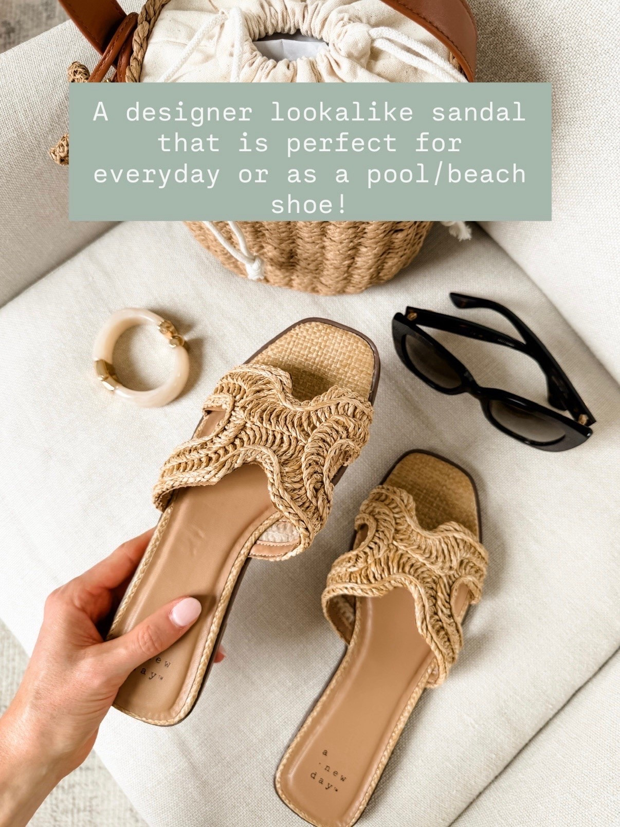 Love these designer dupes for everyday wear this summer 👏🏼

Loverly Grey, Target find, neutral sandals, raffia sandals, woven sandals, sale alert

#LTKSaleAlert
