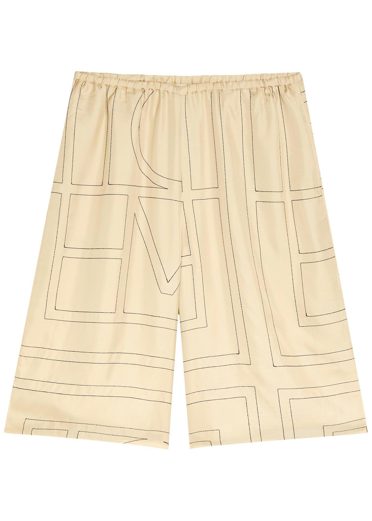 Logo-monogrammed silk shorts | Harvey Nichols