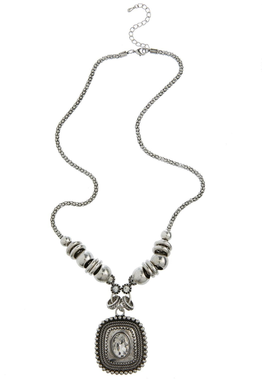 Casted Pendant Long Necklace | Cato Fashions