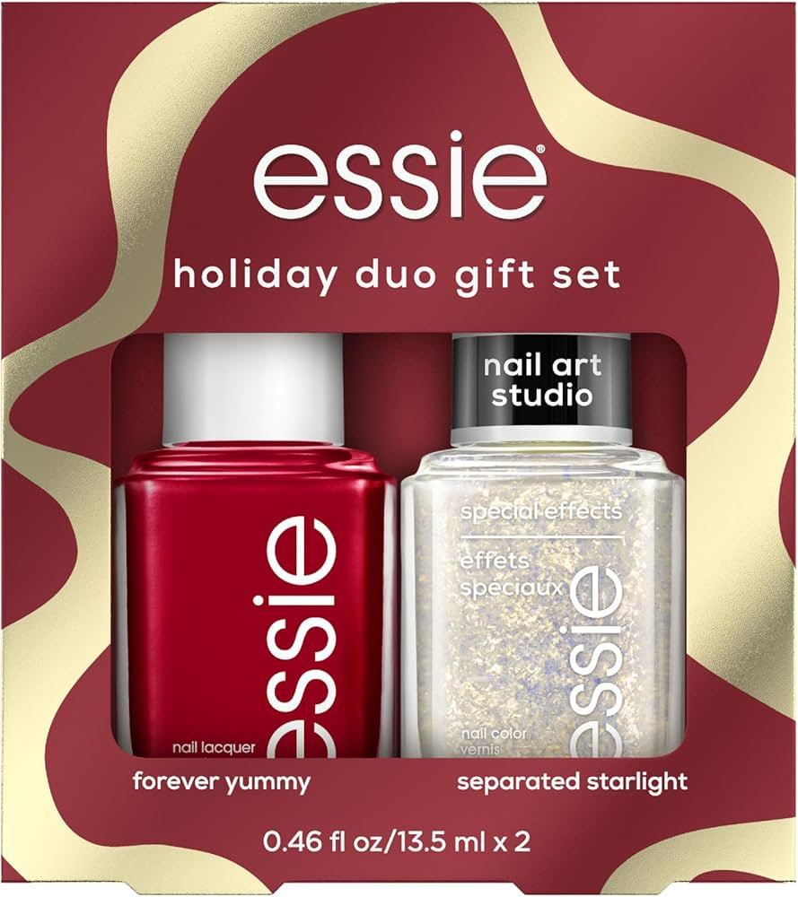 essie nail polish, vegan, holiday 2 piece nail polish gift set, 1 kit | Amazon (US)