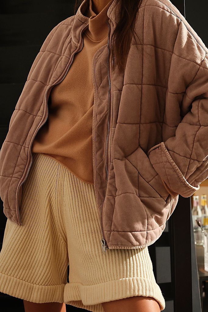 Dolman Quilted Knit Jacket | Free People (Global - UK&FR Excluded)