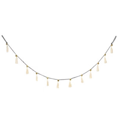 Ganz Holiday Decorations, Tassels with Jingle Bells Garland, 72 Inches | Target