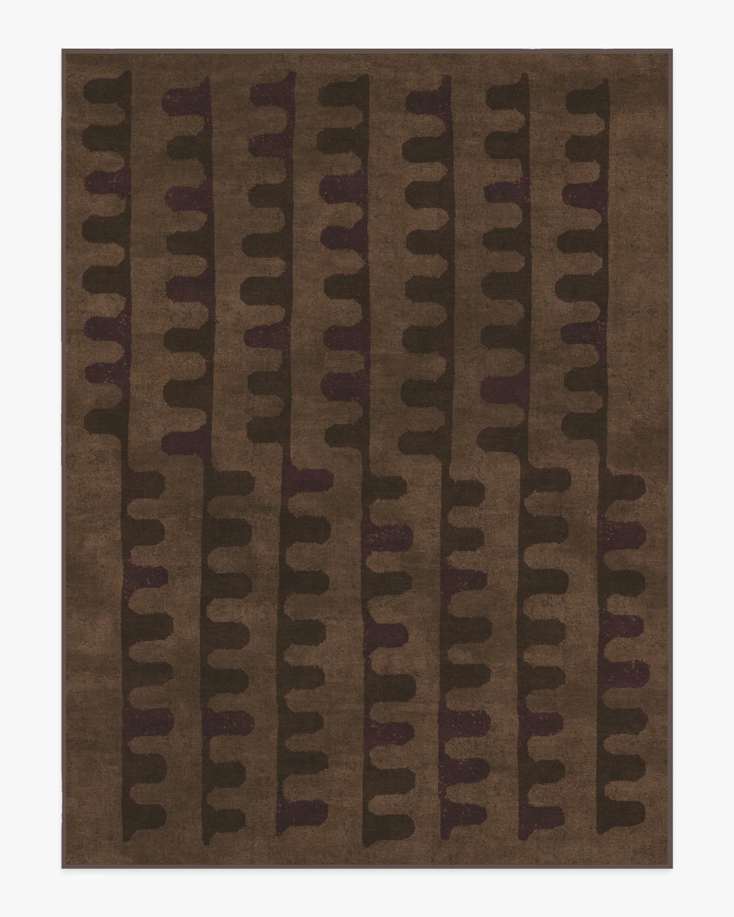 Veza Midnight & Coral Rug | Ruggable | Ruggable