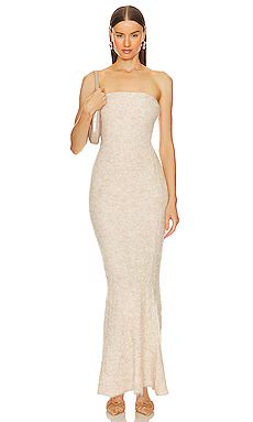Song of Style Bellamy Maxi Tube Dress in Natural from Revolve.com | Revolve Clothing (Global)