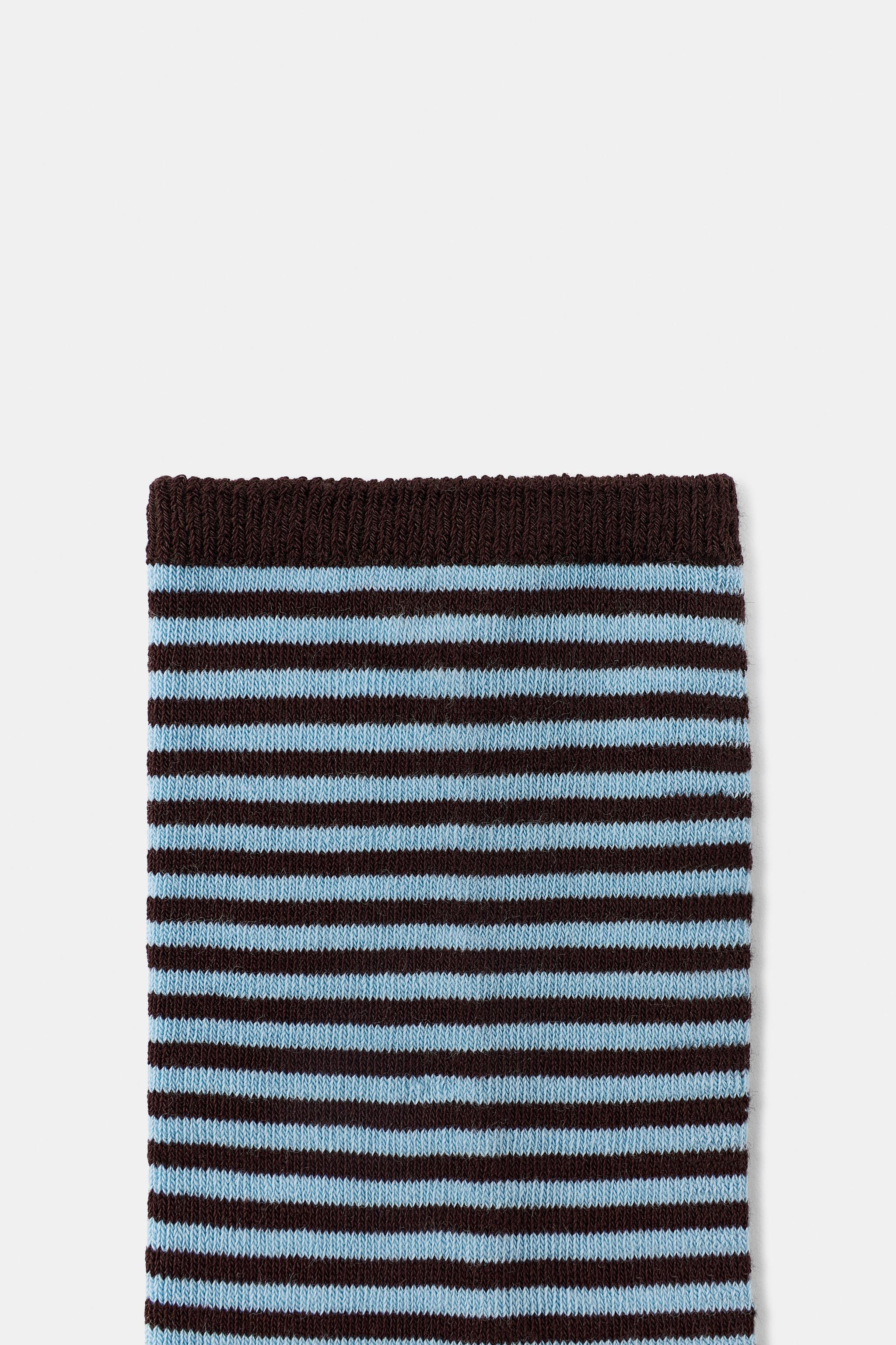 STRIPED JACQUARD SOCKS | Zara UK