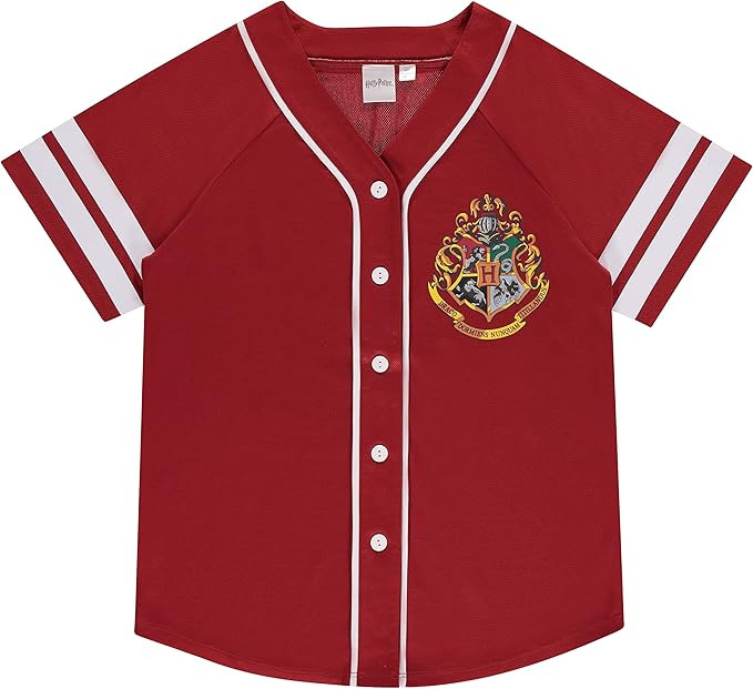 Harry Potter Ladies Hogwarts Jersey - Gryffindor Hufflepuff Ravenclaw Slytherin Wizardry Mesh But... | Amazon (US)