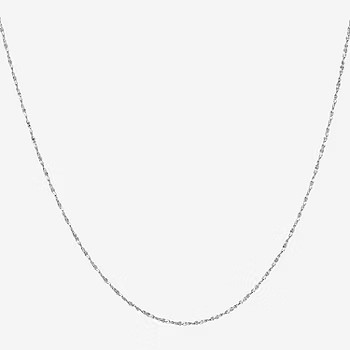 Silver Treasures Made In Italy Twisted Serpentine Sterling Silver 18-24" Chain Necklace | JCPenney