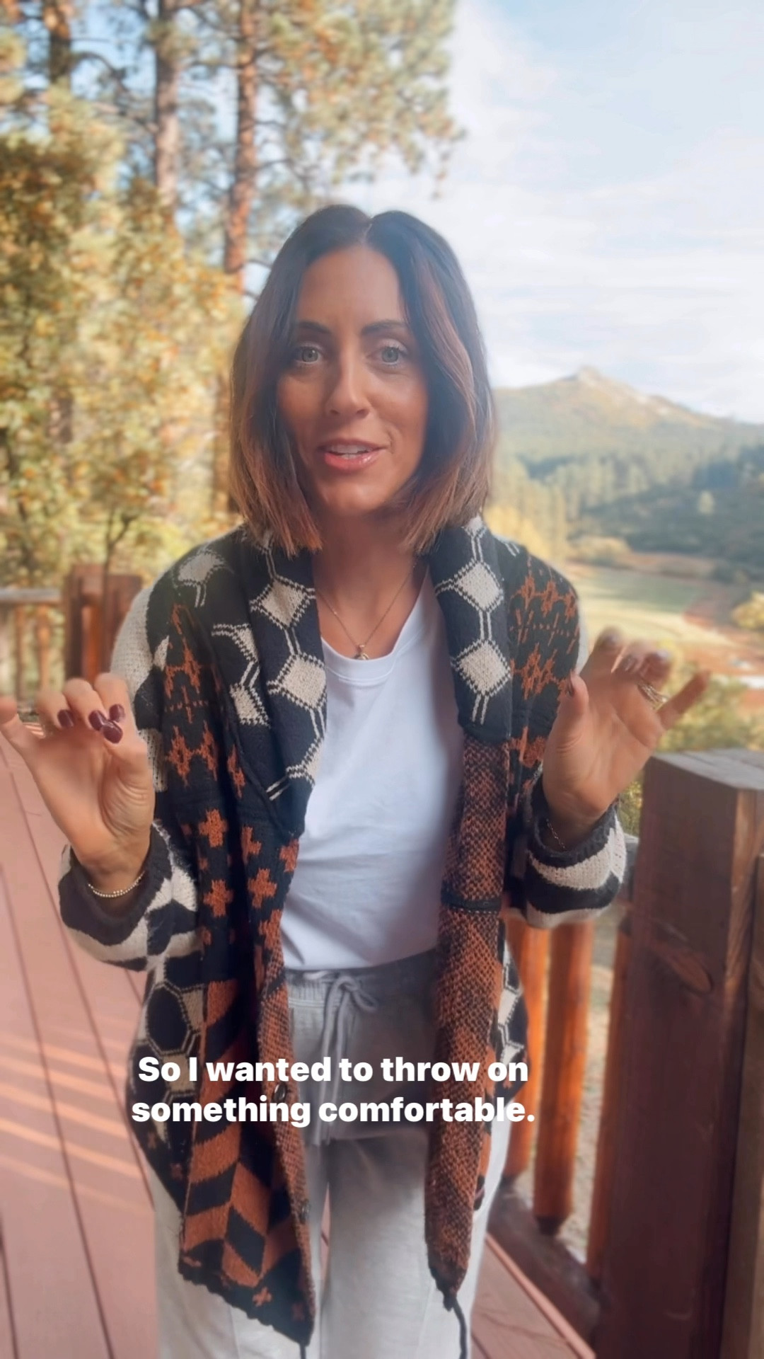 What i wore to breakfast on the ranch! 

- Cardigan sweater - one size 
- Barrel leg sweatpants - size small 
- White tee - size small  

#Colorado #CasualStyle #WhatIWoreToBreakfastOnTheRanch #OOTD #Amazon #Fashion #Walmart #WalmartFashion #WalmartHaul 

#LTKFindsUnder50 #LTKOver40 #LTKStyleTip