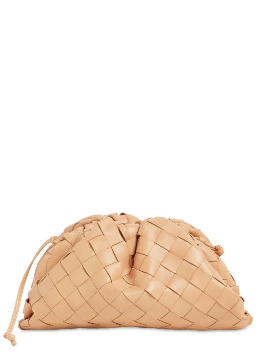 Mini pouch intreccio leather clutch - Bottega Veneta - Women | Luisaviaroma | Luisaviaroma