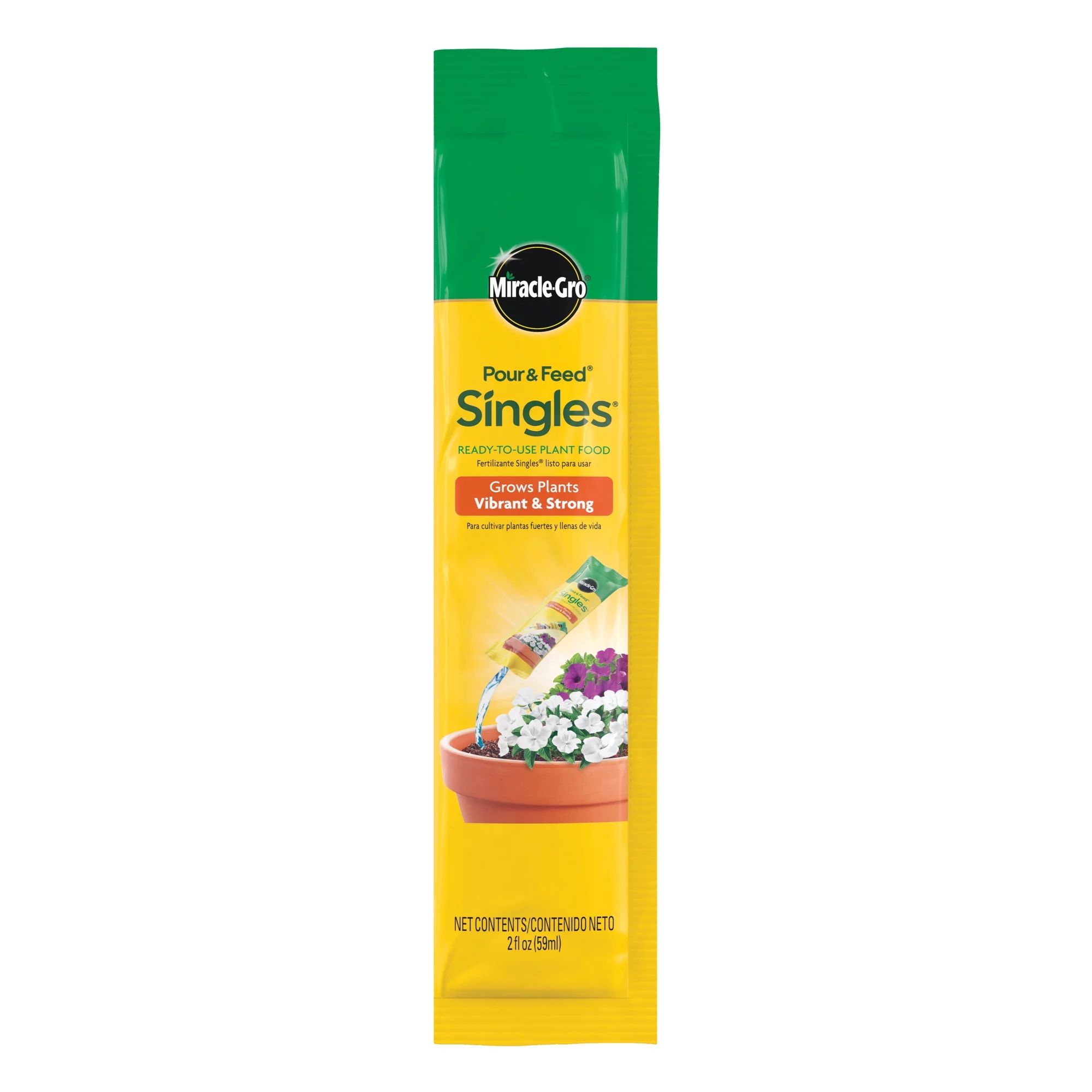 Miracle-Gro Pour and Feed Singles Ready-To-Use Plant Food | Walmart (US)