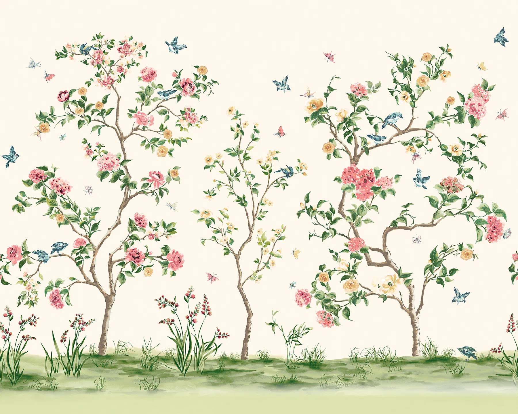 Araba Chinoiserie Wall Mural | Wayfair North America