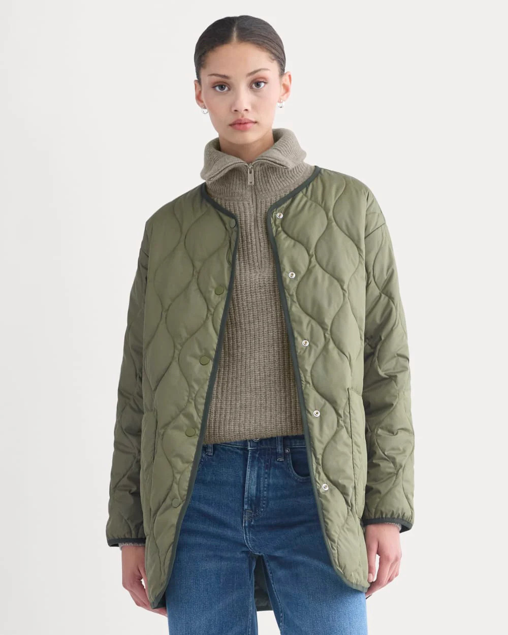 The Quilted Liner | Kalamata/Rosin | Everlane