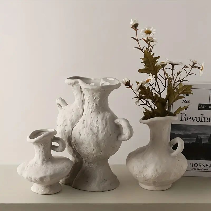 1pc Creative Ceramic Vase Handmade Textured Ceramic Vase Ceramic Decorative Ornaments Vase Living... | Temu Affiliate Program